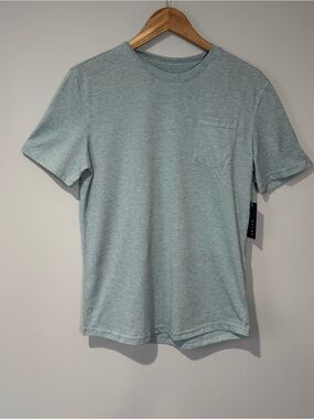 Myles NWT Everyday Tee With Pocket Heather Green Grey Athleisure Casual Men’s S